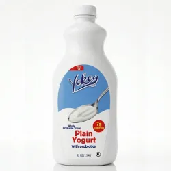 Yogurt Natural con azúcar probiótico Yokey importado de EE.UU- 1.54L