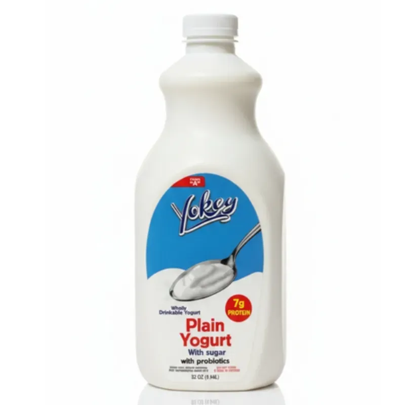 Yogurt Natural con azúcar probiótico Yokey importado de EE.UU- 1.54L