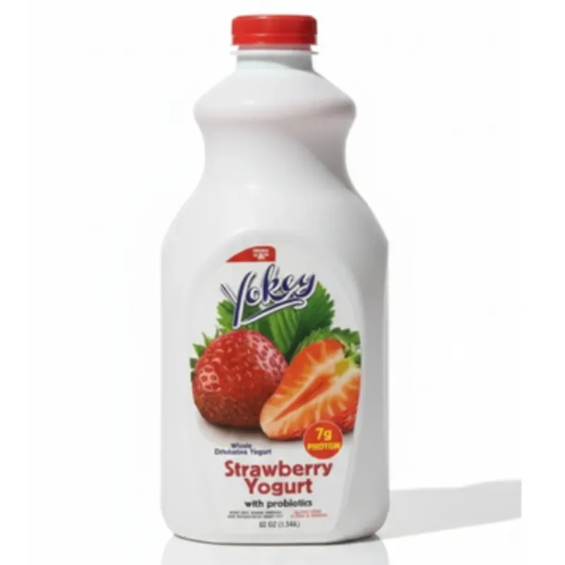 Yogurt Probiótico de Fresa Yokey importado de EE.UU- 1.54L