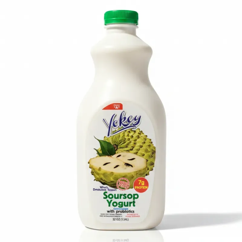 Yogurt probiotico de Guanabana Yokey importado de EE.UU - 1.54L