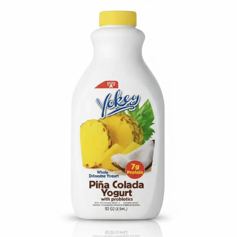 Yogurt probiotico de Piña Colada Yokey importado de EE.UU - 1.54L