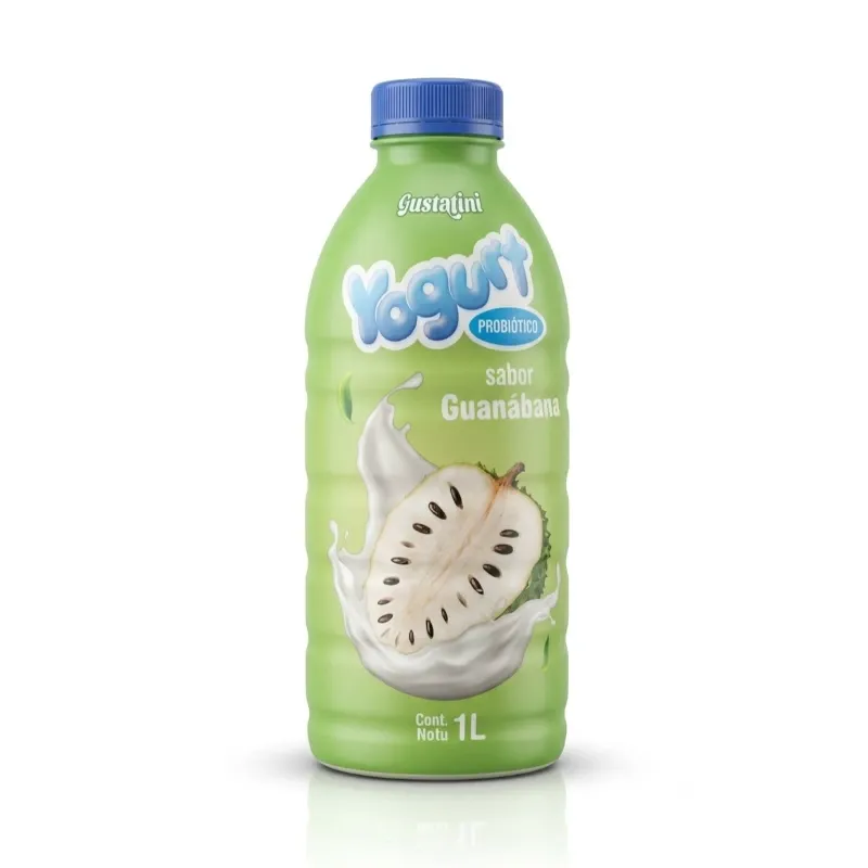 Yogurt Probiótico Sabor Guanábana Gustatini - 1 L