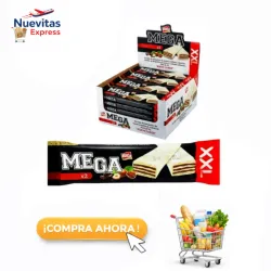 Caja de 24 Sorbetos Mega Chocolate Blanco