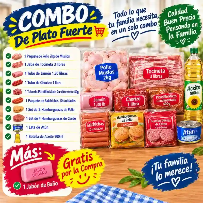 Combo de Plato Fuerte