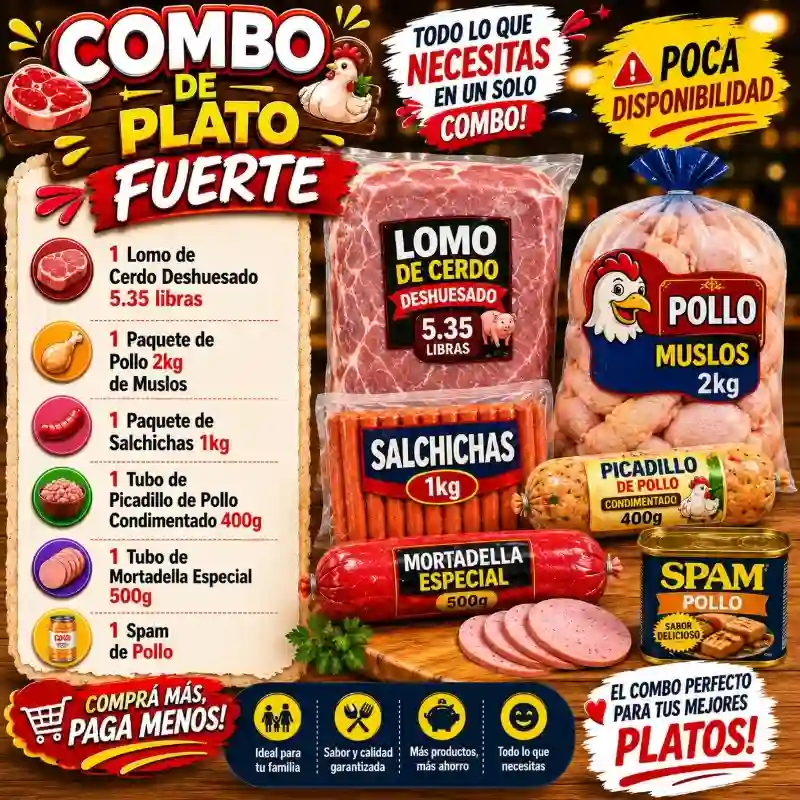 Combo de Plato Fuerte