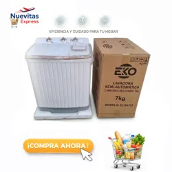 Lavadora Semiautomática de 7kg
