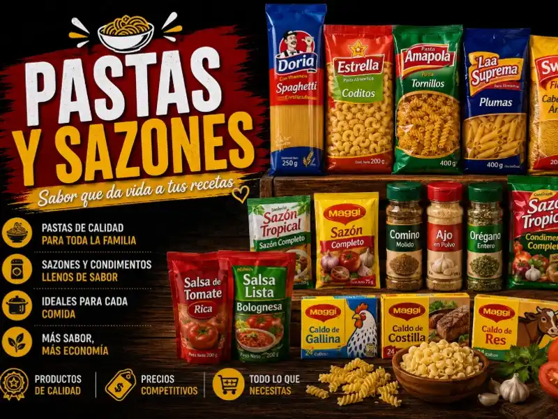 🍝 _PASTAS Y SAZONES_