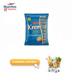 Set de 12 Paquetes de Galleticas Krem-o de Vainilla