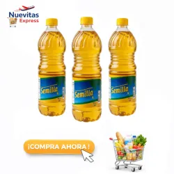 Set de 3 Botellas de Aceite