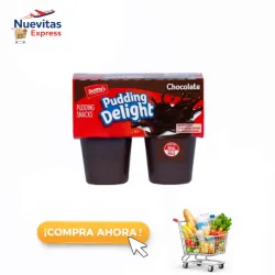 Set de 4 Natillas de Chocolate 