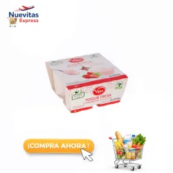 Set de 4 Yogurt de Fresa