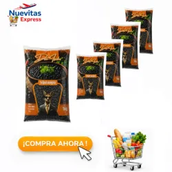 Set de 5 Paquetes de Frijol Negro 1kg c/u