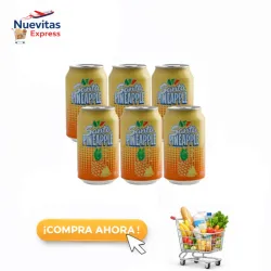 Set de 6 Refrescos de Piña