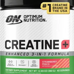 Creatina Optimum Nutrition, Melocotón y Fresa 