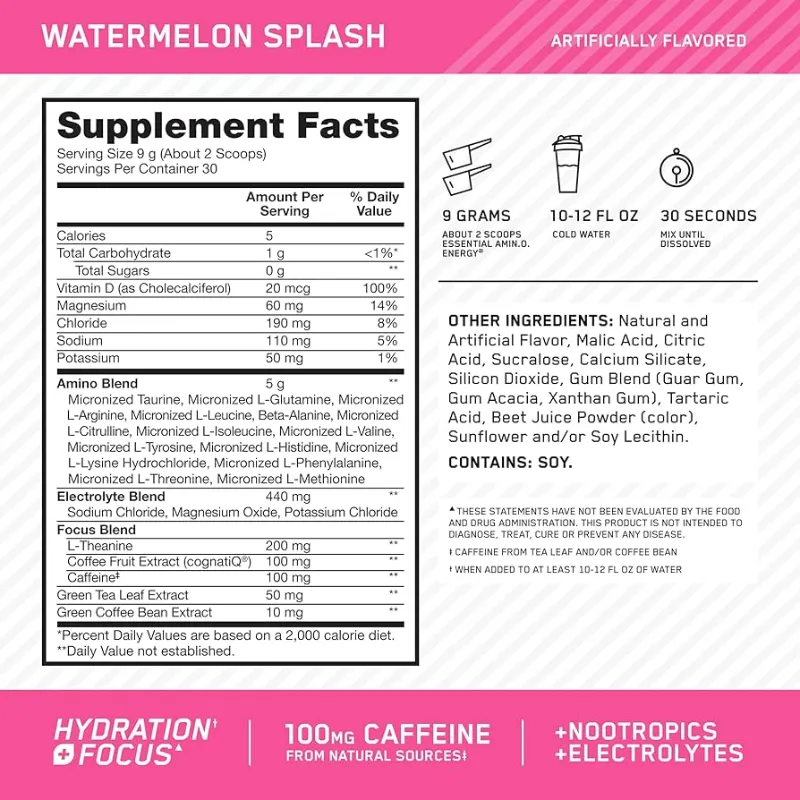 BCAA Optimun nutrition