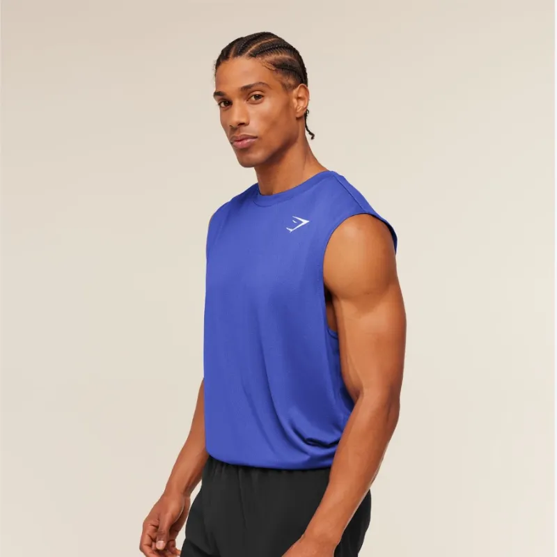 Basic Tank Oversized Azul
