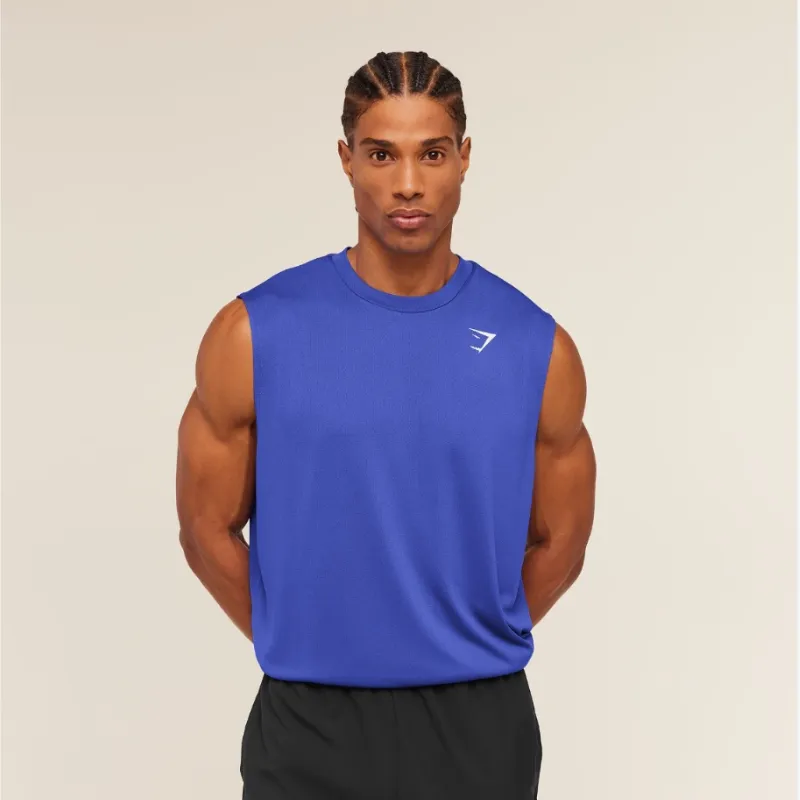 Basic Tank Oversized Azul