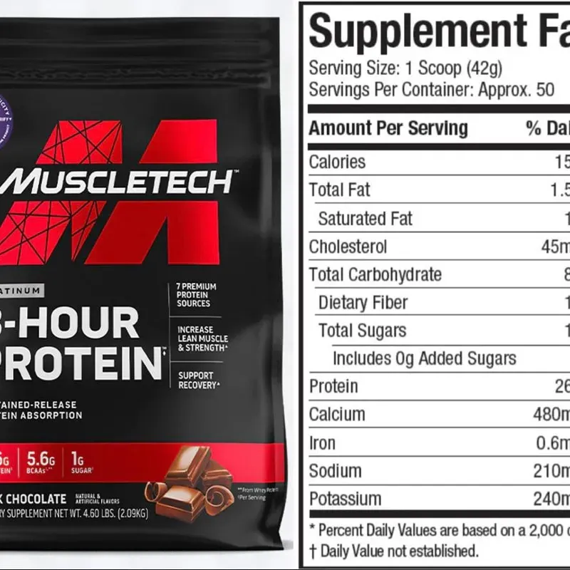 Caseina Muscletech 8-horas