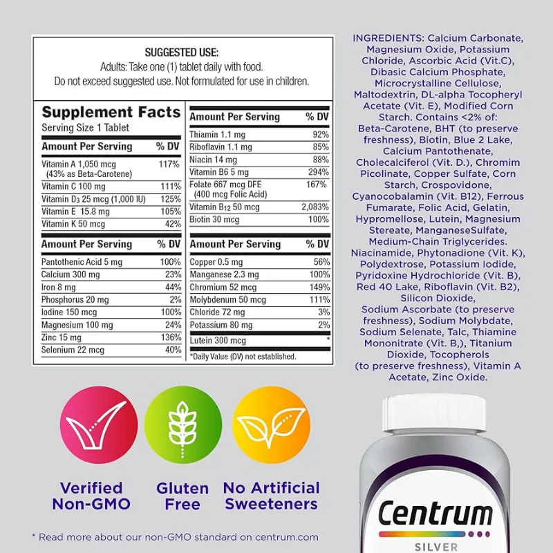 Centrum Multivitaminas 50+