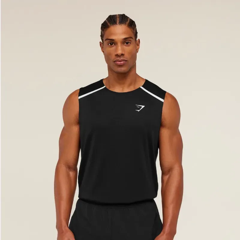 Contrast Tank Negro / L