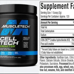 Creatina Cell tech Creactor Muscletech