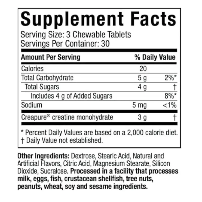 Creatina monohidratada Muscletech