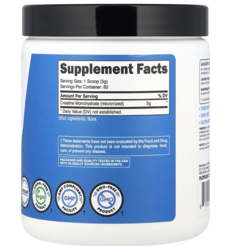 Creatina monohidratada nutricost