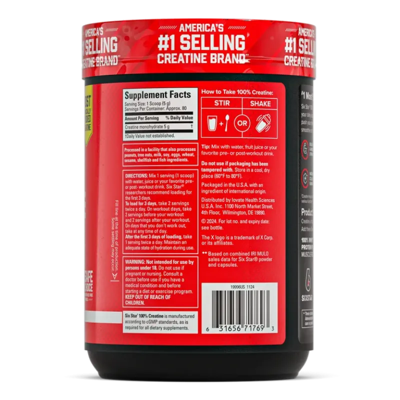 Creatina monohidratada Sixstar
