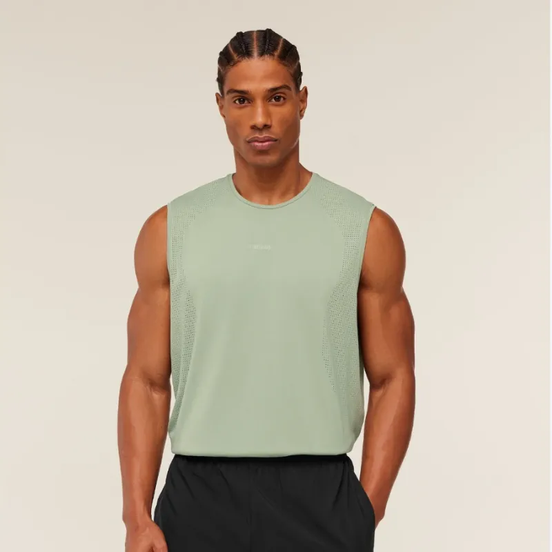 Distance Seamless Tank Verde / M