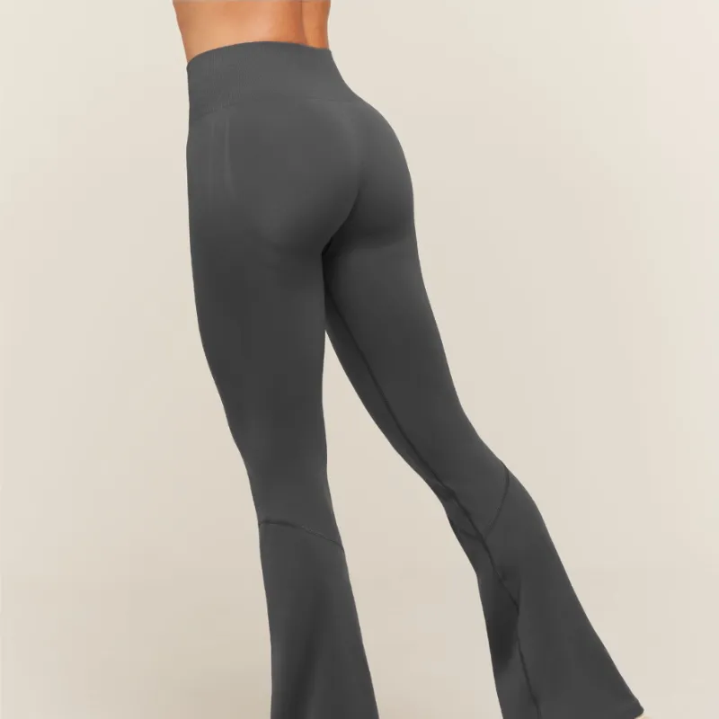 Everyday Seamless Flared Leggings Gris / M