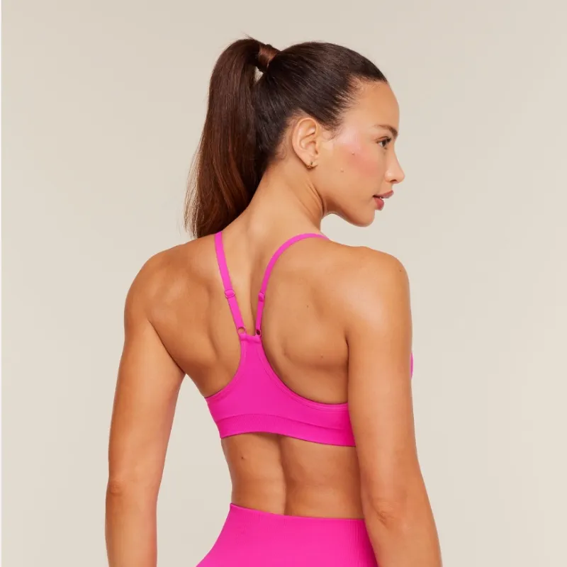 Everyday Seamless Racerback Sport Bra Rosado