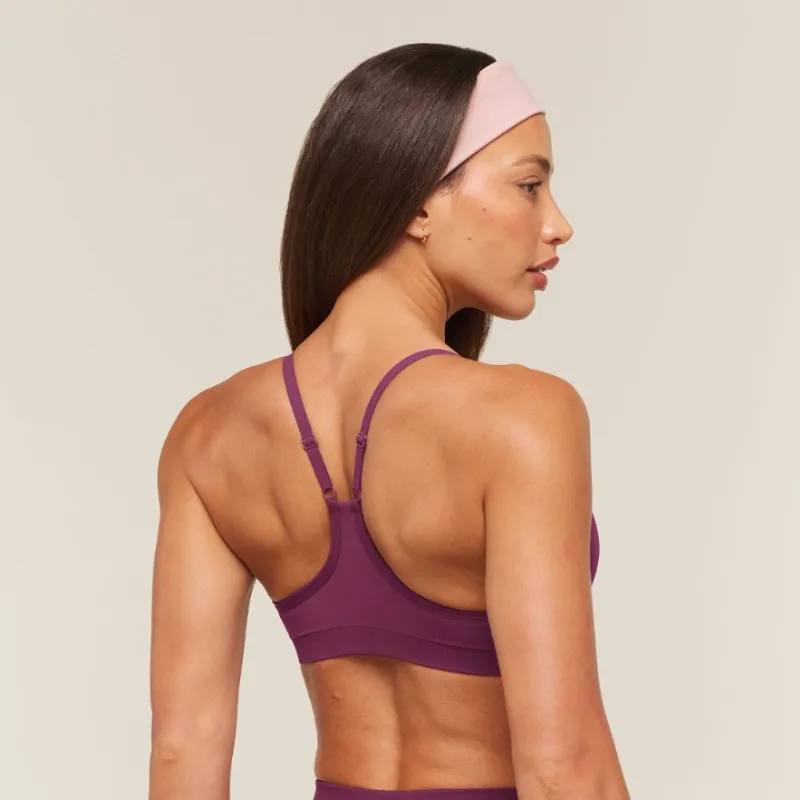 Everyday Seamless Racerback Sport Bra Rosado Oscuro / M