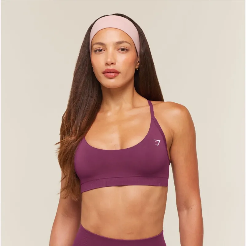 Everyday Seamless Racerback Sport Bra Rosado Oscuro / M