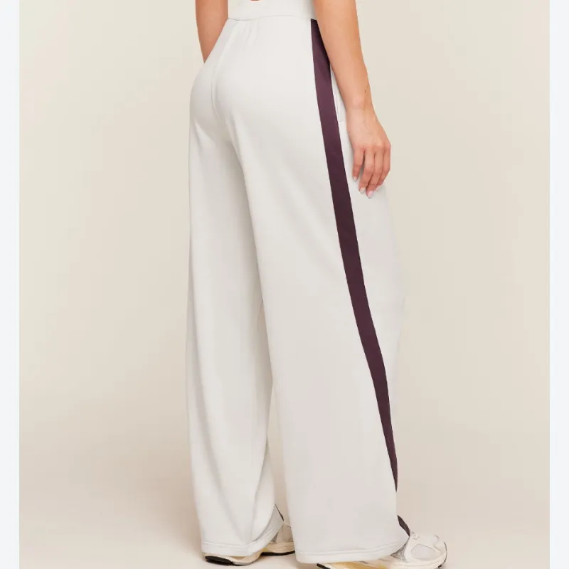 Lightweight Tricot Wide Leg Pants