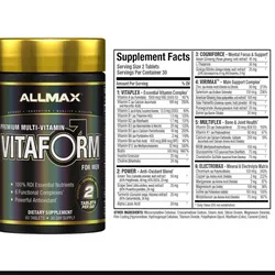 Multivitaminas AllMax para hombres