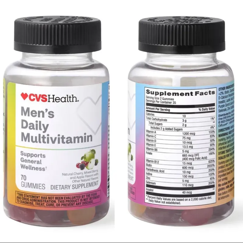 Multivitaminas CVS (Gomitas) para hombres