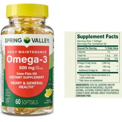 Omega 3 Spring Valley