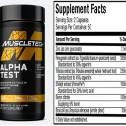 Potenciador de testosterona Alpha test Muscletech