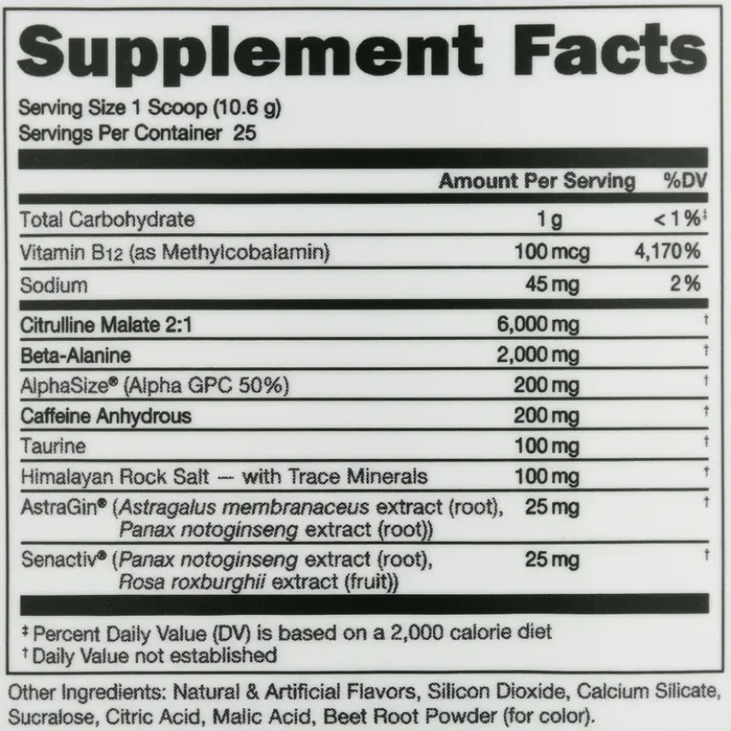 Preentreno BUCKED UP