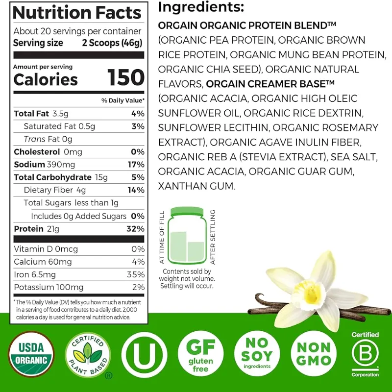 Proteína Orgain