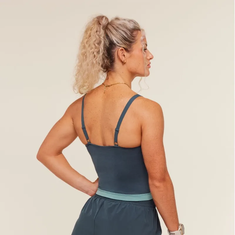 Relay Seamless Midi Tank Azul / M