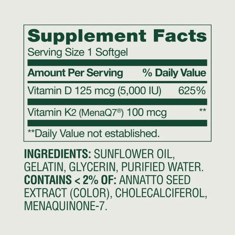 Vitamina D3+K2