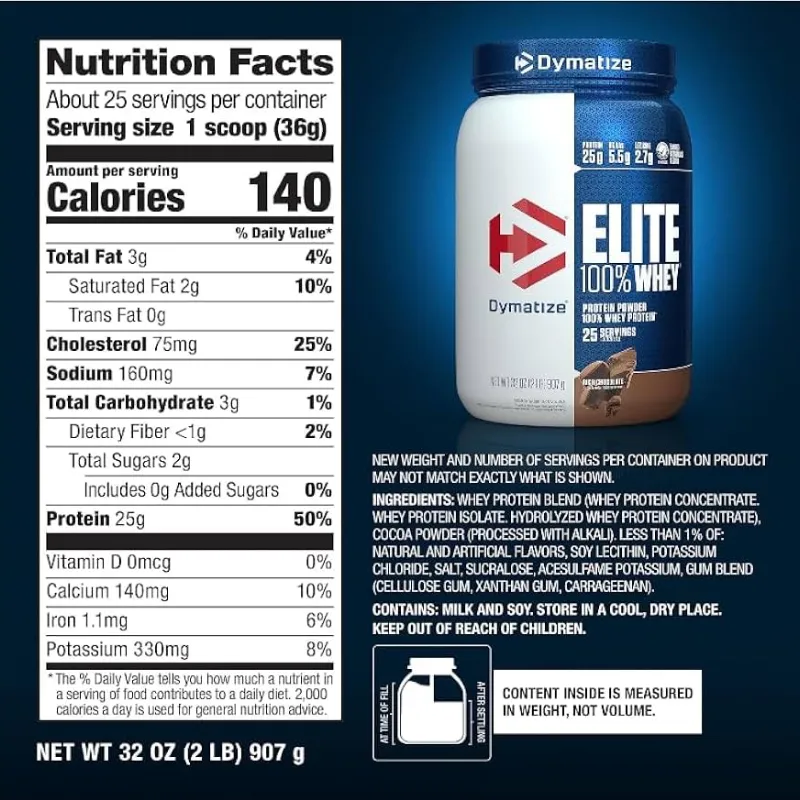 Whey protein Dymatize Elite