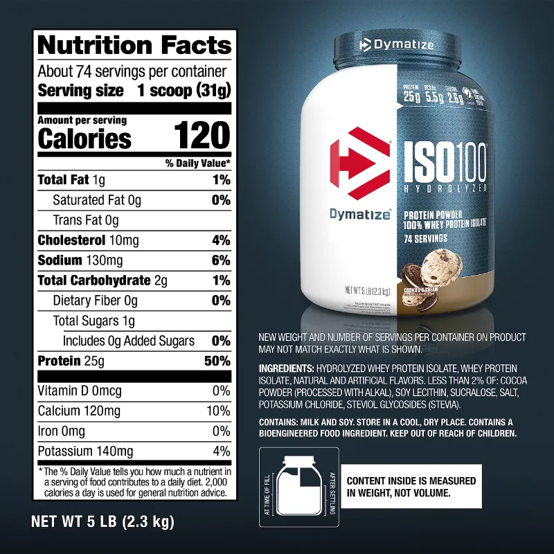 Whey protein Dymatize Iso 100