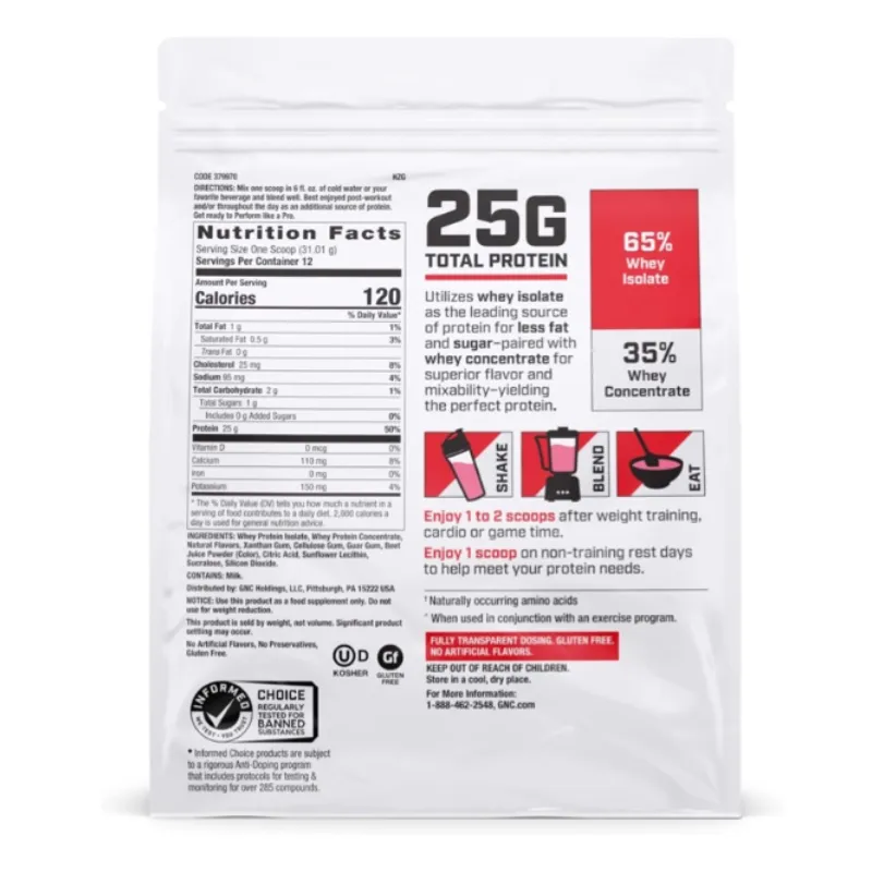 Whey protein GNC