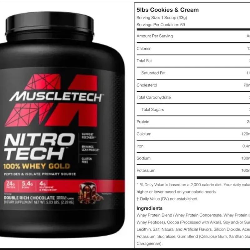 Whey Protein  Nitrotech Muscletech 