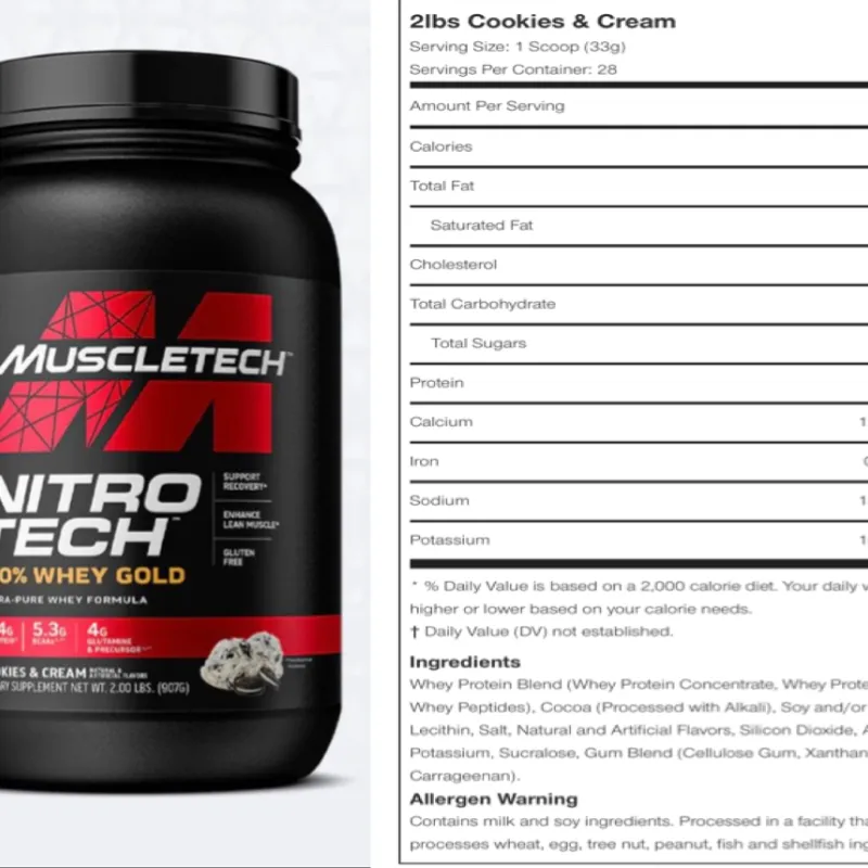 Whey Protein Nitrotech Muscletech