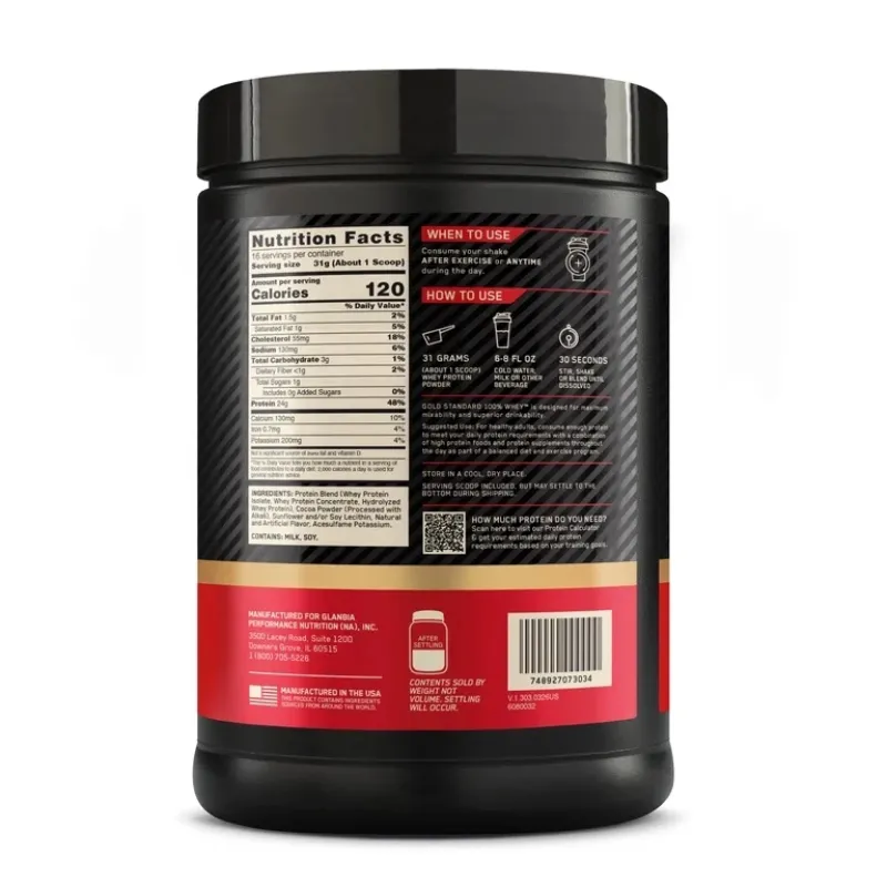 Whey protein Onptimun Nutrition