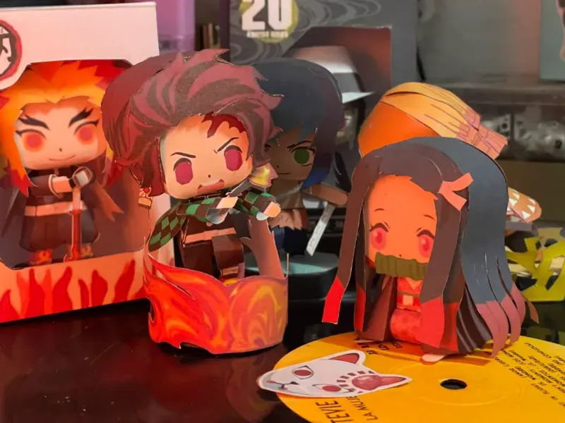 Kimetsu no Yaiba papecraft ✨👺