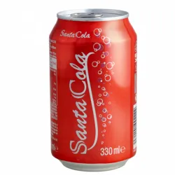 Refresco gaseado de cola Santa
